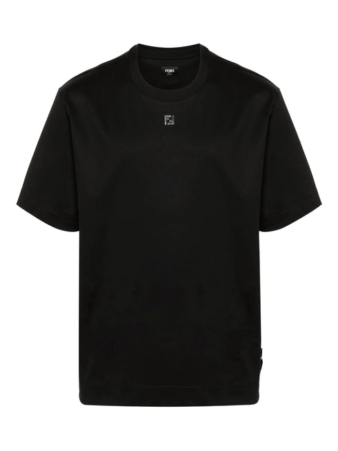 T-shirt Noir Fendi a Logo