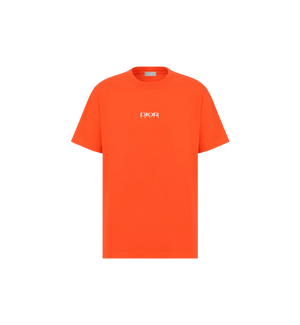T-shirt DIOR AND DESCENTE, coupe relax orange