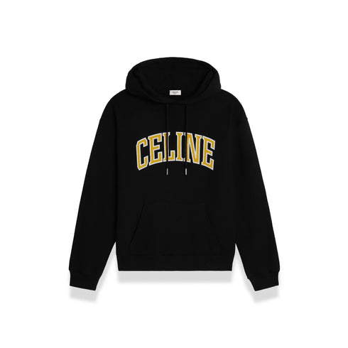 CELINE Hoodie Loose “Black/Citron”