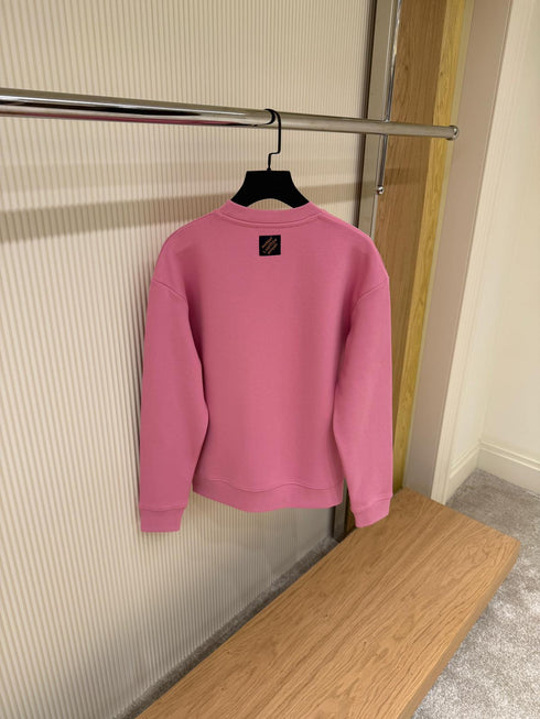Louis Vuitton Sweat Brodé en Coton – Rose