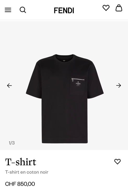 T-shirt Fendi