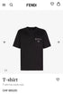 T-shirt Fendi