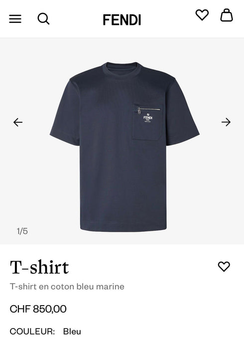 T-shirt Fendi