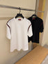 T-shirt Gucci Blanc en jersey de coton avec bande Web