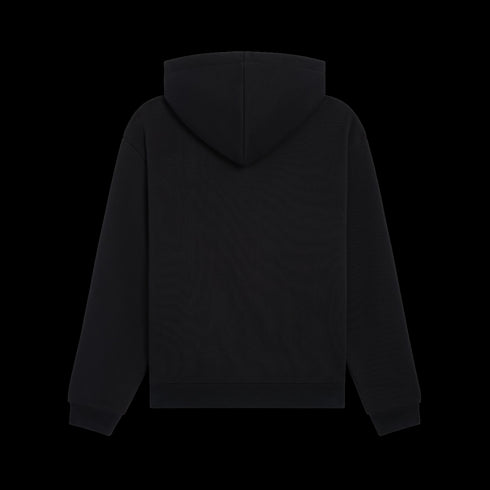 Hoodie Zippé Triomphe Noir – Coton / Cachemire CELINE