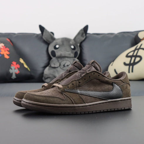 AIR JORDAN - Air Jordan 1 Low OG "Travis Scott - Velvet Brown" - Hanorio