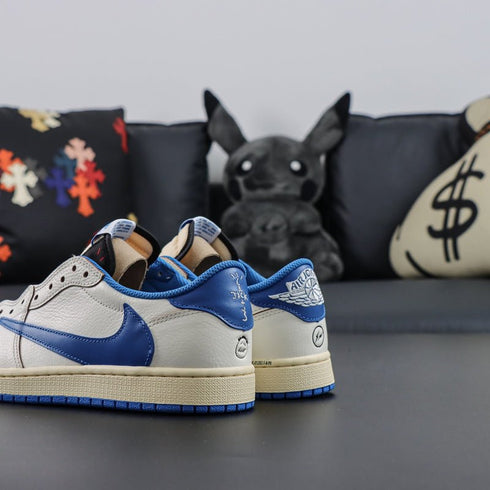 AIR JORDAN - Air Jordan 1 Low "Travis Scott - Fragment - Sail" - Hanorio