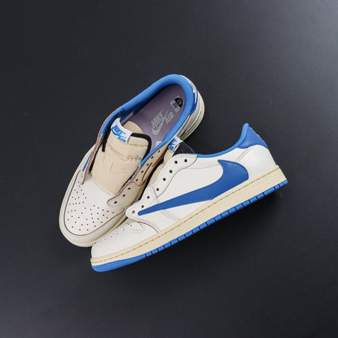 AIR JORDAN - Air Jordan 1 Low "Travis Scott - Fragment - Sail" - Hanorio