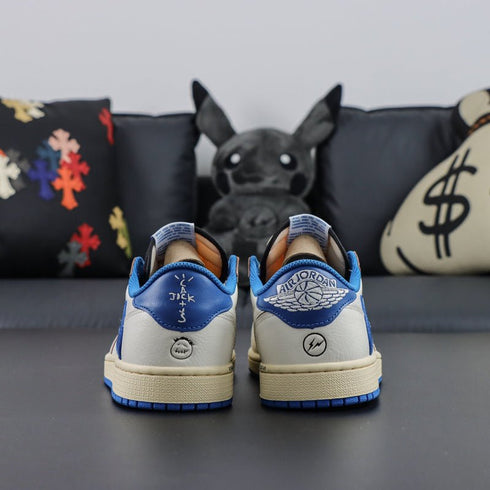 AIR JORDAN - Air Jordan 1 Low "Travis Scott - Fragment - Sail" - Hanorio