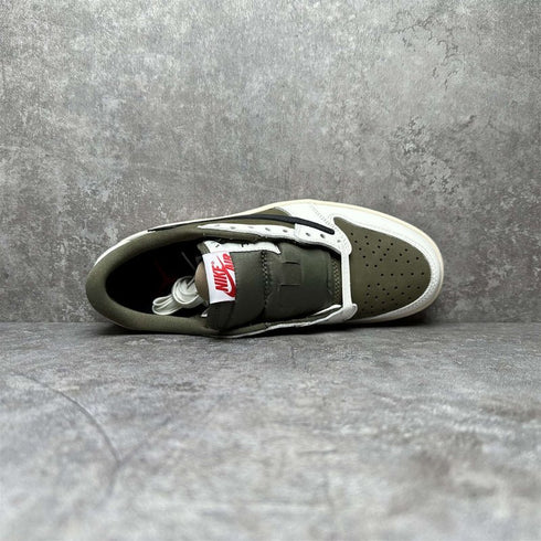 AIR JORDAN - Air Jordan 1 "Travis Scott - Medium Olive" - Hanorio