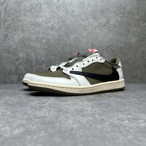 AIR JORDAN - Air Jordan 1 "Travis Scott - Medium Olive" - Hanorio