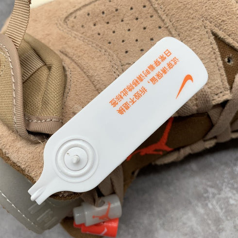 AIR JORDAN - Air Jordan 6 Retro Sample "Travis Scott - British Khaki" - Hanorio