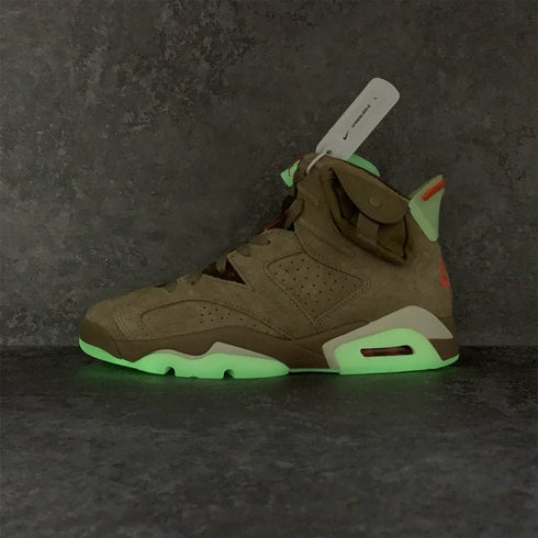 AIR JORDAN - Air Jordan 6 Retro Sample "Travis Scott - British Khaki" - Hanorio