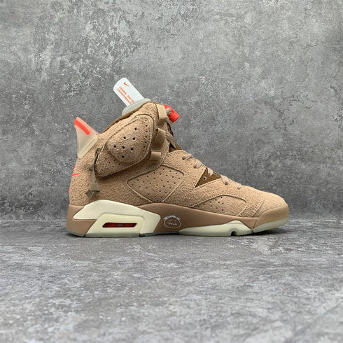 AIR JORDAN - Air Jordan 6 Retro Sample "Travis Scott - British Khaki" - Hanorio