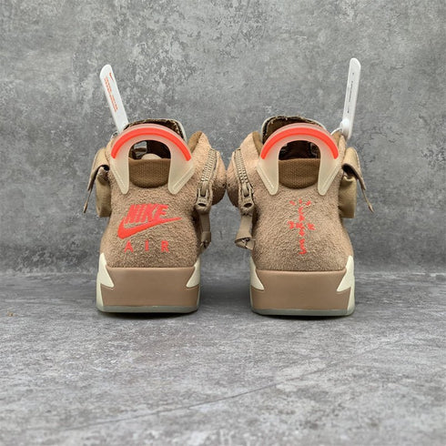 AIR JORDAN - Air Jordan 6 Retro Sample "Travis Scott - British Khaki" - Hanorio
