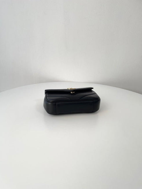 YSL - Sac Loulou Mini En Cuir D'agneau Noir - Hanorio