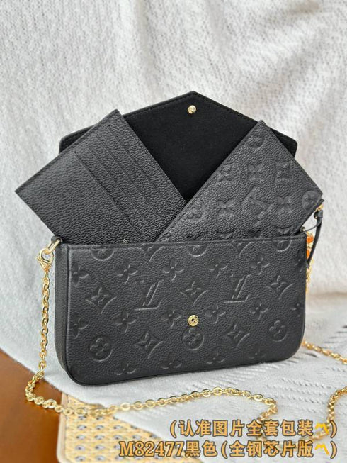 LOUIS V. - Sac Pochette Félicie Cuir Monogram - Hanorio