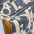 DIOR - Sac Saddle Dior Oblique effet raphia bleu et beige - Hanorio