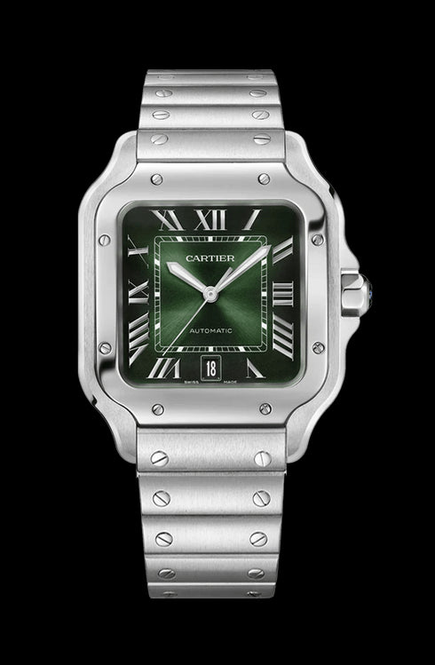 CARTIER - Santos de Cartier Smoky Green Large - Hanorio