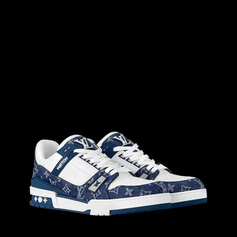 LOUIS V. - Sneaker LV Trainer Bleu Clair - Hanorio